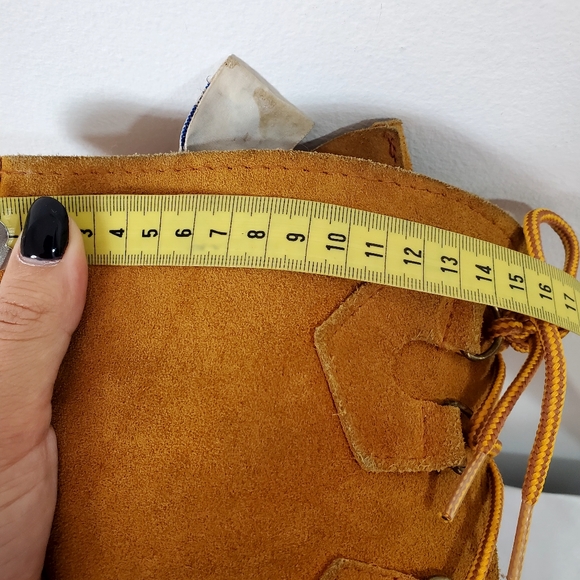 Vintage CHIEF CHEROKEE suede and leather Mukluks shearling wool unisex Boots - Picture 11 of 12